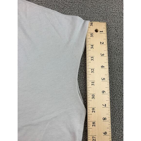 Forever 21 Women M White Western Bull Skull Graphic Fringe Cropped T-Shirt - Picture 8 of 9